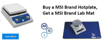 Buy a MSI Brand Hotplate, Get a MSI Brand Lab Mat
